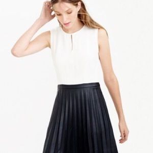 J. Crew Faux Leather Dress